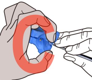 ビギナー編 鋳造用ゴム型の開き方と姿勢について